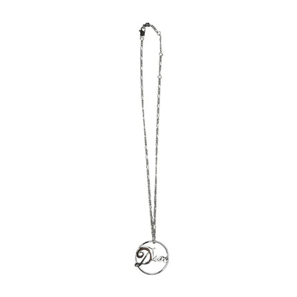 Dior Cursive Script Necklace