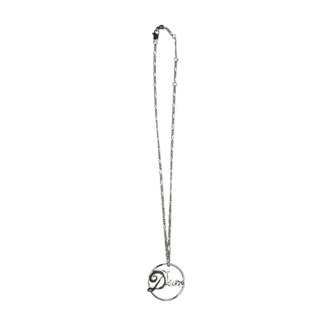 Dior Cursive Script Necklace