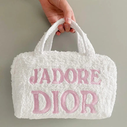 J'ADORE Dior Terry Towel Bag