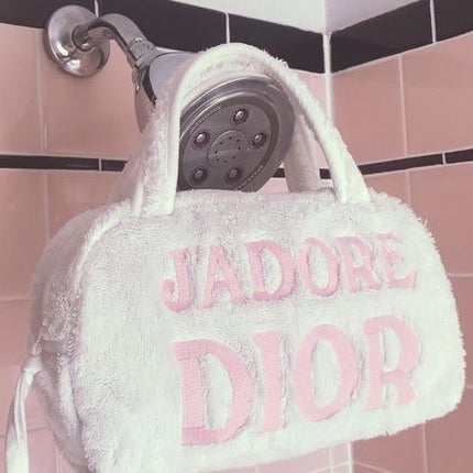 Christian Dior J'Adore Terry Towel Bag