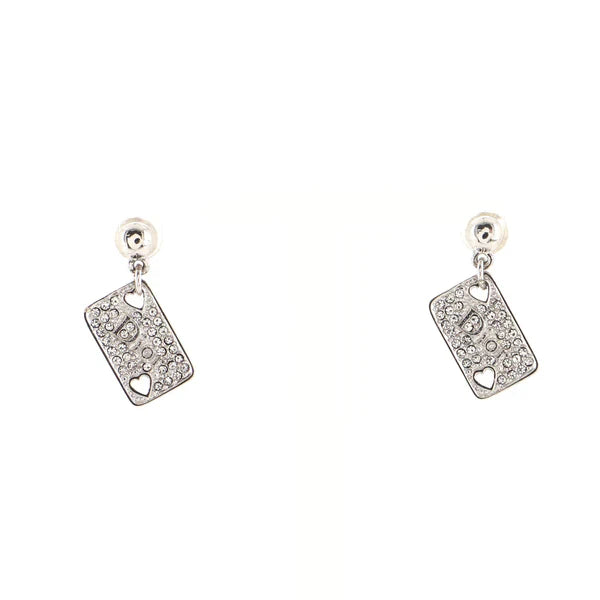 Dior Playing Card Earrings